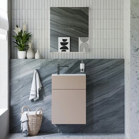 Badmöbel-Set KONDA 50 cm mit Mineralguss Waschbecken