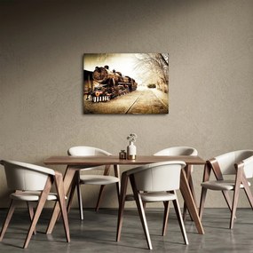 Obraz - Zabytkowa lokomotywa (70x50 cm)