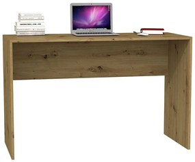 Nowoczesne proste biurko dąb artisan - Selex 2X