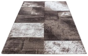 Dywan nowoczesny Hawaii Kwadraty beżowo-szary 80 cm x 150 cm