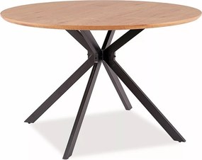 Loftowy stół na designerskiej podstawie Aster
