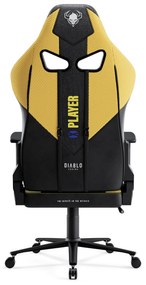 Materiałowy fotel gamingowy Diablo X-Player 2.0 King Size, Dark Sunflower