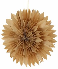 Dekoracja wisząca papierowa gwiazda Gold, 50 cm