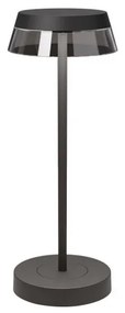 Redo 90312 - Lampa stołowa LED ILUNA 2,5W 5V 3000mAh IP65 czarna, ściemnialna