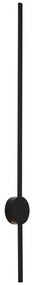 Nowoczesny Kinkiet / Lampa scienna czarny 100 cm zLED - Clockwise Nowoczesny Oswietlenie wewnetrzne