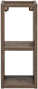 Szafka pod umywalkę nablatową SANTA FE OAK 60 cm + SANTA FE OAK 60 cm + regał dolny 20 cm dąb - zestaw z blatem COMAD