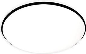 Oprawa sufitowa LED HUGO 21/32/42 W, 230 V, 3000/4000/6500 K, śr. 45 cm, IP54, czarna