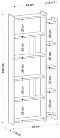 Biblioteczka Momo Oak