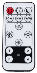 Nowoczesny panel LED biały 58x20 cm z diodami LED przyciemniającymi się na ciepło - Billie Nowoczesny Oswietlenie wewnetrzne