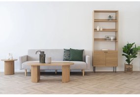 Regał w dekorze dębu w naturalnym kolorze 80x200 cm Kyoto – House Nordic