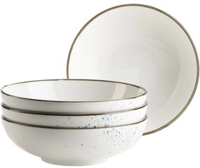 Mäser 4-częściowy zestaw misek Pintar Białeniebieskie kropki 22 cm