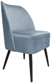 Fotel DUNAJ BL VELVET szary ATOS