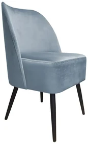 Fotel DUNAJ BL VELVET szary ATOS