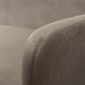 Sofa Rozkładana z Funkcją Spania LUMO Dwuosobowa Beżowa Nowoczesna do Salonu