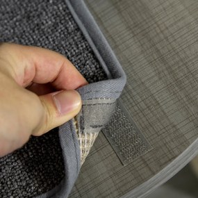 PawHut Funkcjonalna Drapak dla Kota z Hamakiem - Element Sufitowy, Szaro-Kremowy, 40x40x250cm - Aktywna Zabawa