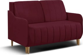 Sofa kanapa 2 os z funkcją spania BEST Czerwony