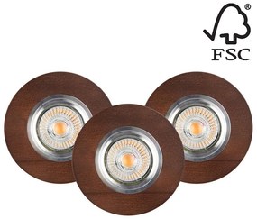 Spot-Light 2511376 - ZESTAW 3x LED Oprawa wpuszczana VITAR 1xGU10/5W/230V