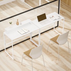 HOMCOM Składane biurko komputerowe z uchwytem na monitor do pokoju pracy 100 x 48 x 87,5 cm | Aosom PL