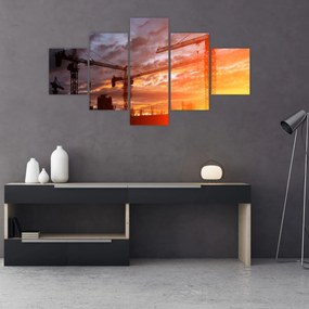 Obraz - Plac budowy (125x70 cm)