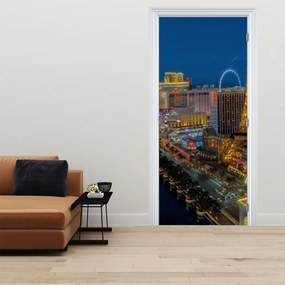 Fototapeta na drzwi - Las Vegas nocą (95x205cm)