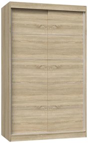 Garderoba z drzwiami przesuwnymi 120 cm dąb sonoma C9-G05