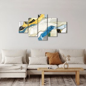 Obraz - Kolorowy marmur (125x70 cm)
