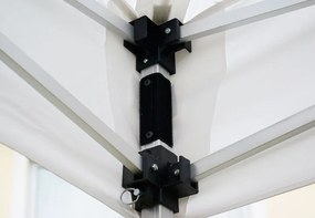 Pawilon ogrodowy Profi rozkładany 3 x 3 m - biały 2 ściany