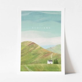 Plakat Travelposter Scotland, 30 x 40 cm