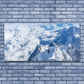 Duży obraz na płótnie Alpejski Pejzaż Wysokogórski