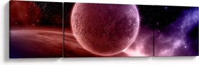 Obraz - Planeta (170x50 cm)
