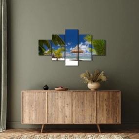 Obraz - Plaża z białym piaskiem (125x70 cm)