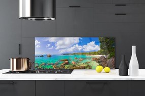 Panel Szklany Wybrzeże u Progu Lata