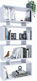 Biały ażurowy regał na zabawki Z0-B34