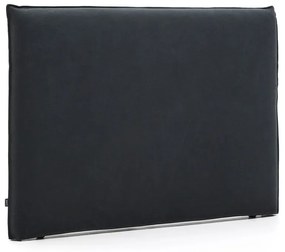 Antracytowy tapicerowany zagłówek 180x118 cm Jaira – Kave Home