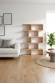 Minimalistyczny Regał Czarny Otwarty Stojący Lub Wiszący F8-P06