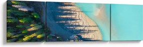 Obraz - Widok na jezioro (170x50 cm)