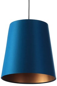 Granatowo-miedziana lampa wisząca glamour - S402 K0-G66