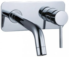 Bateria umywalkowa 2-otworowa ścienna XX0539CZ korpusem podtynkowym