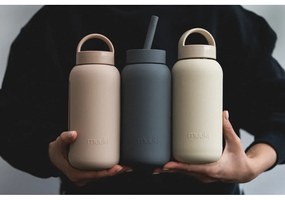Ciemnoszara butelka podróżna 720 ml Smoke Grey – Muuki