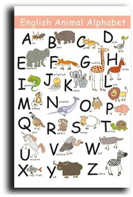 Obrazek dziecięcy 45x70 cm Alphabet – Wallity