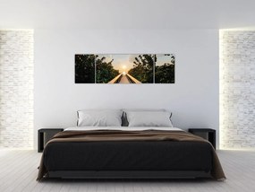 Obraz - droga do słońca (170x50 cm)
