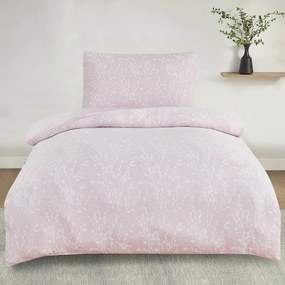 Pościel żakardowa Boston różowy, 140 x 200 cm, 70 x 90 cm