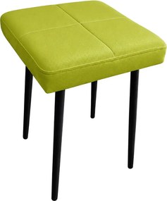 Taboret MAX podstawa czarna : Kolor Stelaża - Czarny , Kolor tkaniny - EKO-SKÓRA - 5D, Typ tkaniny - Eko-skóra