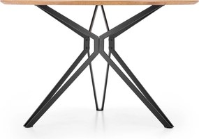 Okrągły stół do jadalni na metalowych nogach Pixel 2 Halmar