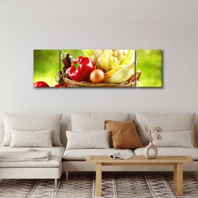 Obraz - Warzywa (170x50 cm)