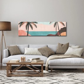 Obraz - Palmy nad morzem (170x50 cm)