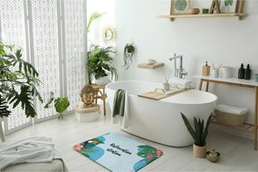 Dywanik łazienkowy Dywanik łazienkowy Tropikalne ptaki