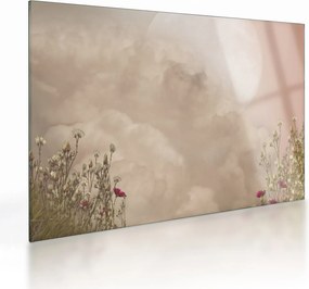 Obraz na szkle - Różowa pełnia księżyca (70x50 cm)