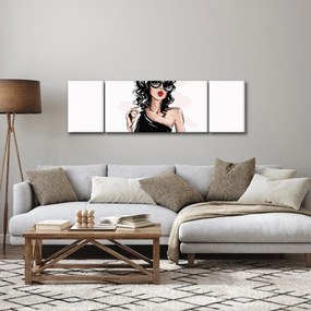 Obraz - Modna kobieta (170x50 cm)