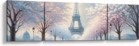 Obraz - Obraz z Paryża (170x50 cm)